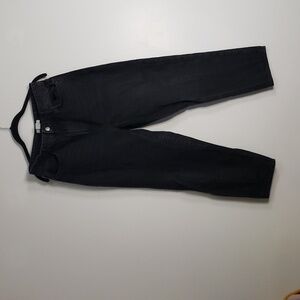 H&M mom jean high rise black jeans 8 (14.5-15”W)